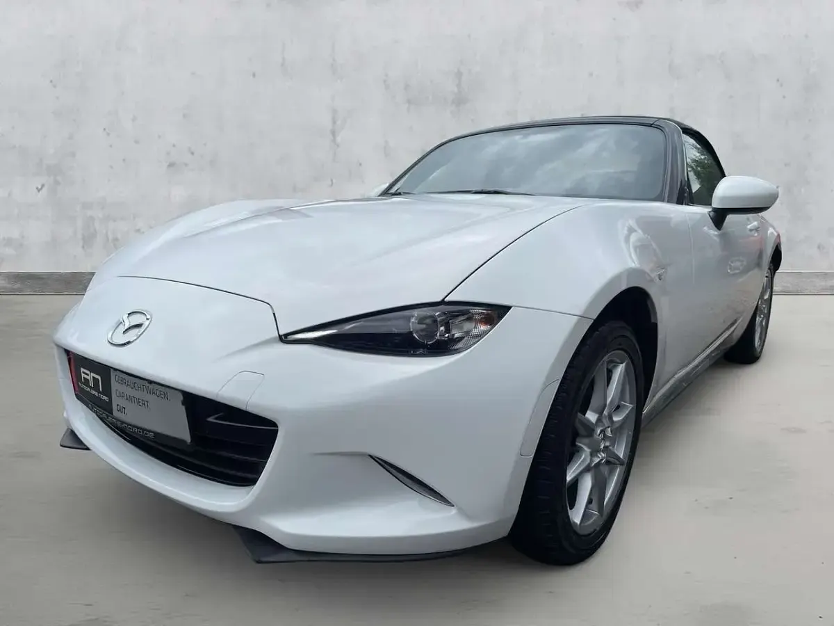 Gebraucht Mazda MX5 131 PS (96 kW) 2018 Weiß Cabrio