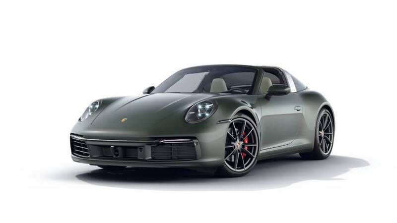 Aventuringrünmetallic Gebraucht 2020 Porsche 911 Targa 4S Cabrio | 149.750 € (Superpreis) - Bild 1/4