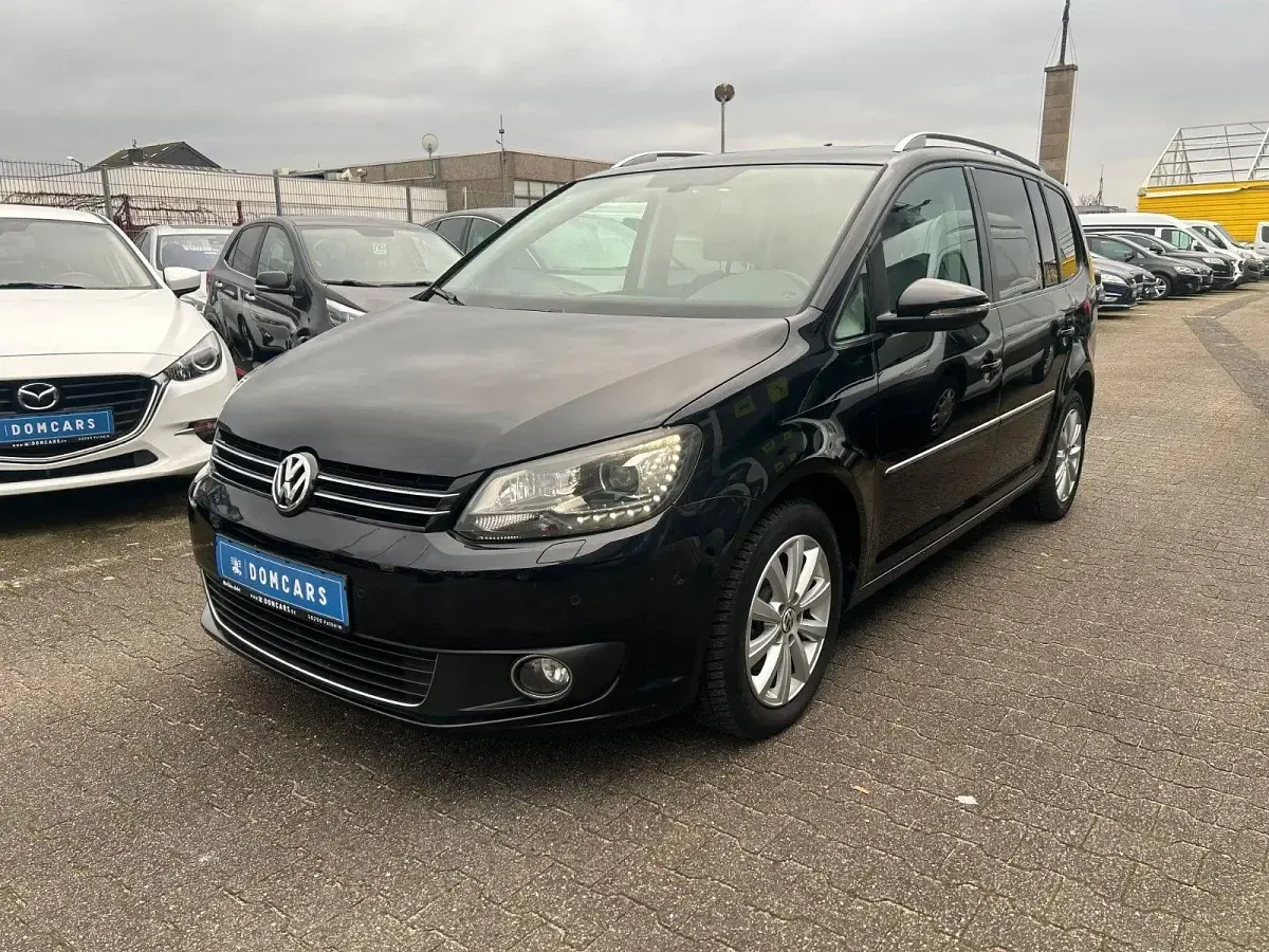 Gebraucht VW Touran Highline 140 PS (102 kW) 2010 Schwarz Van / Kleinbus