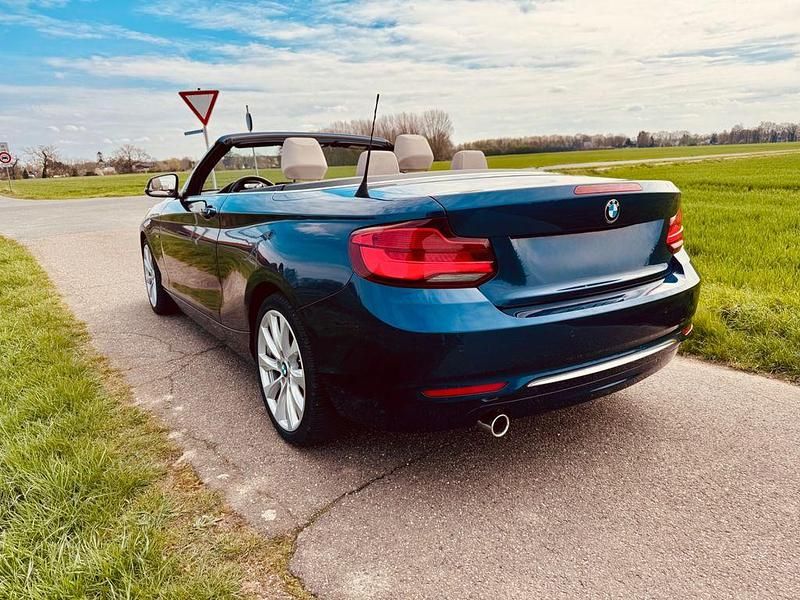 Gebraucht BMW 218 Luxury Line 150 PS (110 kW) 2017 Blau Cabrio