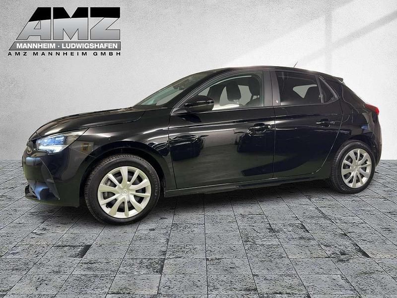 Gebraucht Opel Corsa-e Edition 100 kW (136 PS) 2022 Diamant schwarz/karbon schwarz Kleinwagen