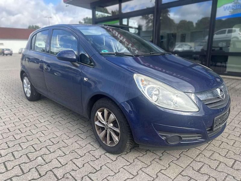 Blau Gebraucht 2009 Opel Corsa Edition Kleinwagen | 2.100 € (Fairer Preis) - Bild 1/4
