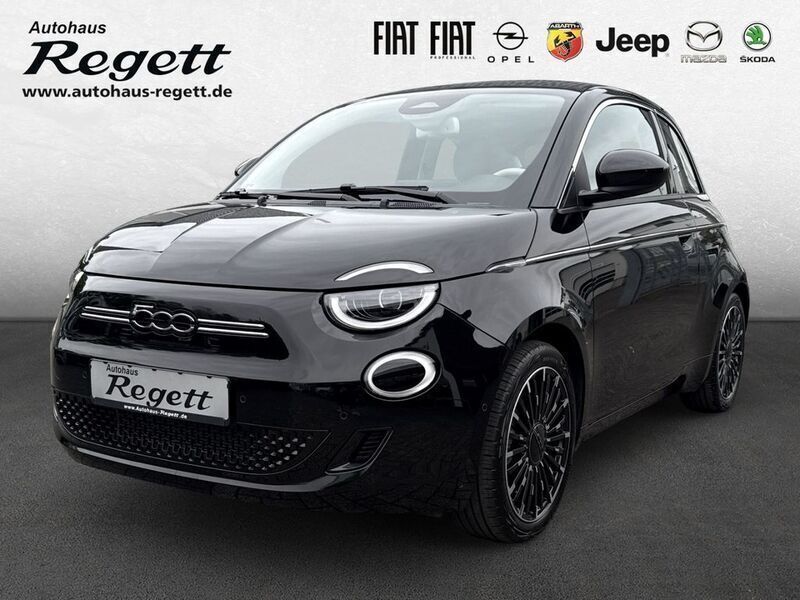Schwarz Gebraucht 2022 Fiat 500e La Prima Cabrio | 20.990 € (Guter Preis) - Bild 1/4