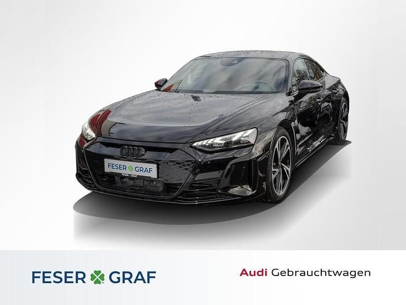 Mythosschwarz metallic Gebraucht 2023 Audi e-tron GT quattro Ambiente Limousine | 66.990 € (Fairer Preis) - Bild 1/4