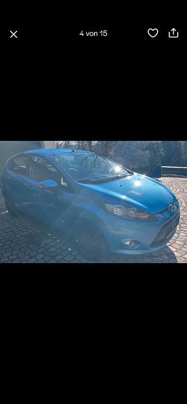 Gebraucht Ford Fiesta 82 PS (60 kW) 2012 Blau Kleinwagen