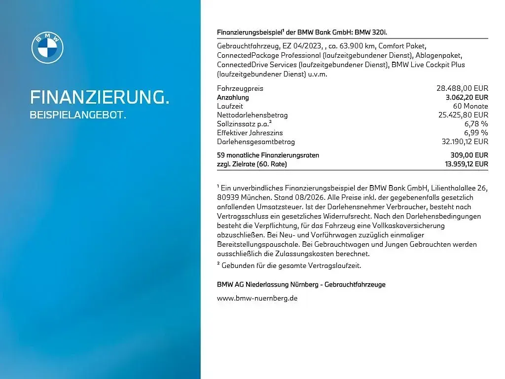 Gebraucht BMW 320 Performance 184 PS (135 kW) 2023 Weiß Kombi