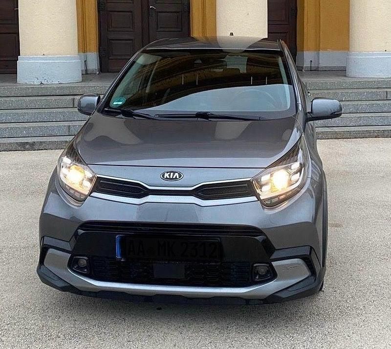 Grau Gebraucht 2021 Kia Picanto X-Line Kleinwagen | 13.500 € (Fairer Preis) - Bild 1/4