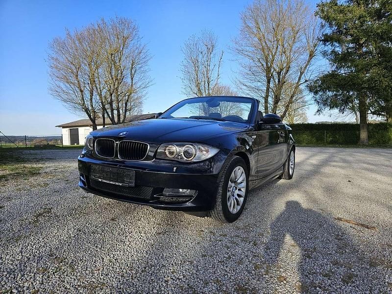 Schwarz Gebraucht 2009 BMW 118 Cabriolet Cabrio | 5.750 € (Guter Preis) - Bild 1/4