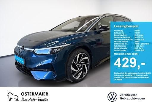 Gebraucht VW ID.7 Pro 210 kW (286 PS) 2024 Aquamarinblau metallic Kombi