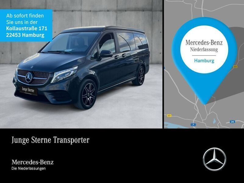 Grau Gebraucht 2021 Mercedes V300 Marco Polo Van / Kleinbus | 59.480 € (Guter Preis) - Bild 1/4