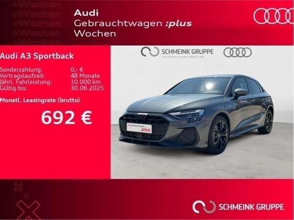 Grau (daytonagrau perleffekt) Gebraucht 2025 Audi A3 Sportback e-tron Business Kleinwagen | 51.991 € - Bild 1/4