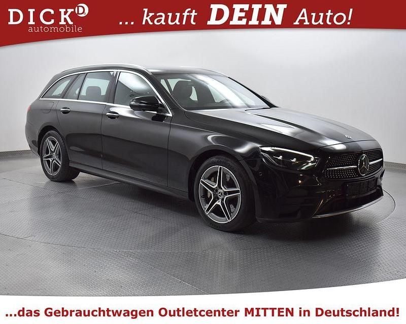 Schwarz Gebraucht 2022 Mercedes E300 AMG line Limousine | 27.750 € (Superpreis) - Bild 1/4