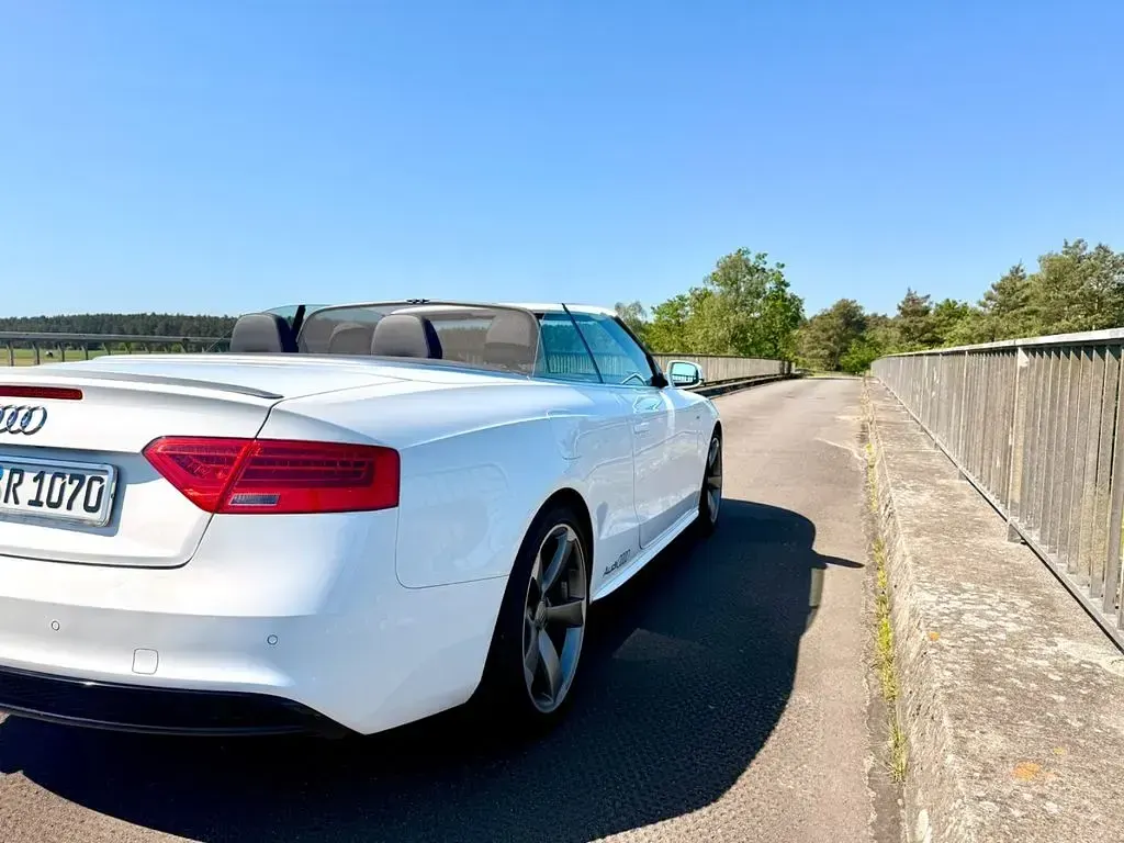 Gebraucht Audi A5 Cabriolet S-Line 190 PS (139 kW) 2015 Weiß Cabrio