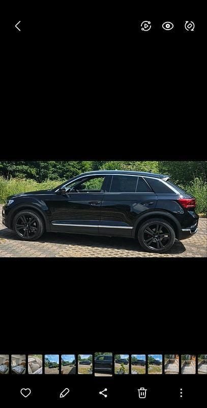Schwarz Gebraucht 2018 VW T-Roc Sportline SUV | 12.000 € (Superpreis) - Bild 1/4