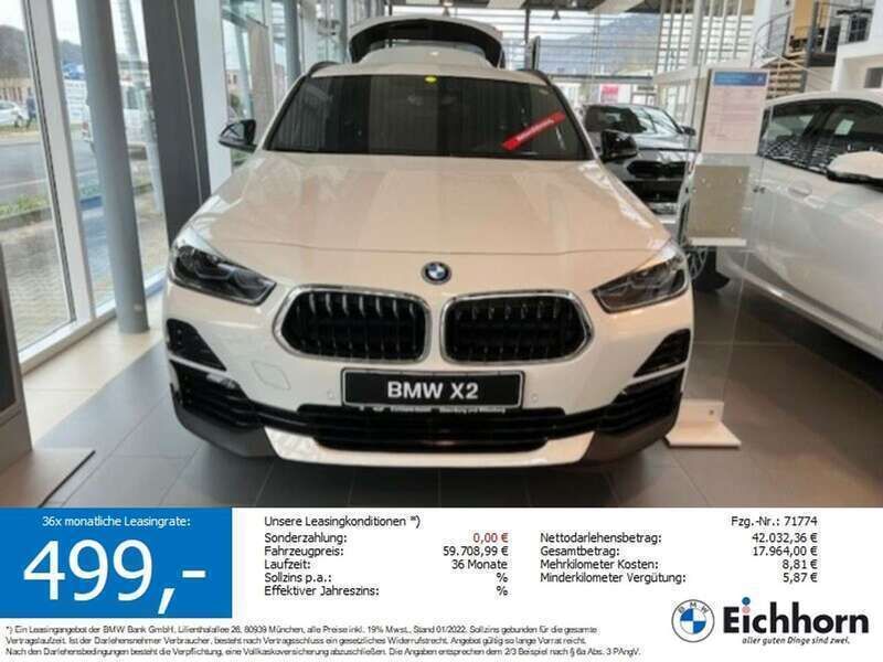 Alpinweiß uni Neu 2025 BMW X2 Performance SUV | 39.999 € - Bild 1/4