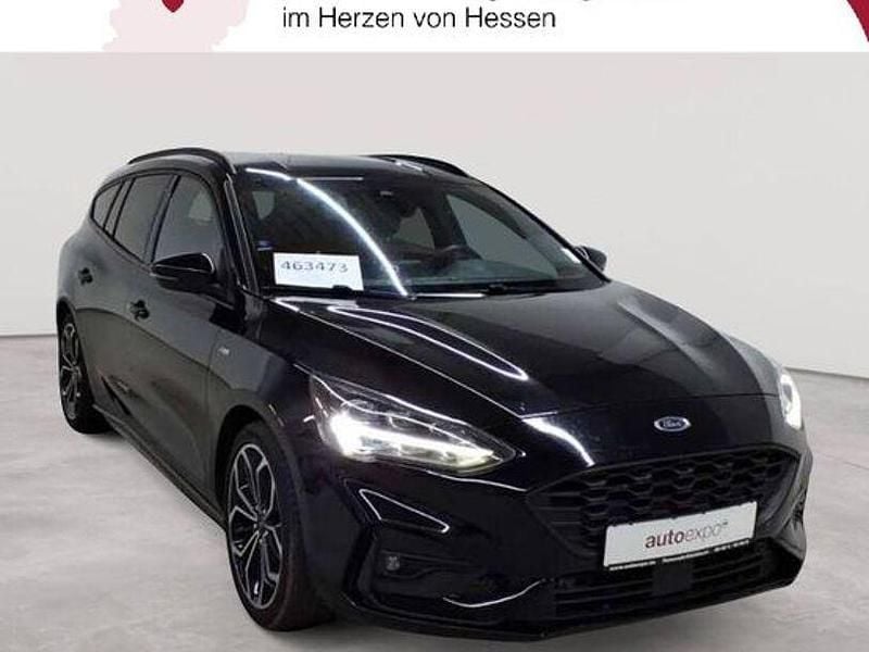 Obsidianschwarz metallic Gebraucht 2021 Ford Focus ST-Line X Kombi | 9.289 € (Fairer Preis) - Bild 1/4
