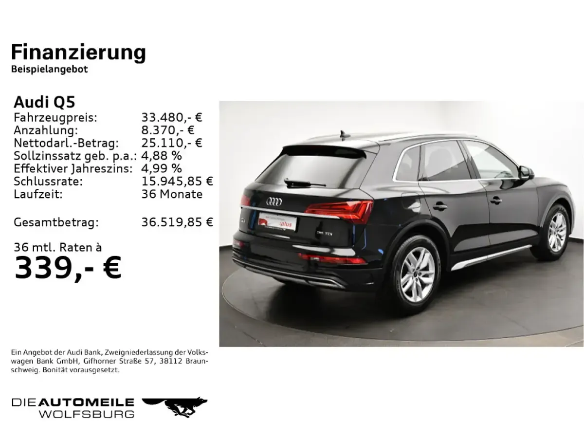 Gebraucht Audi Q5 Advanced 163 PS (119 kW) 2022 SUV