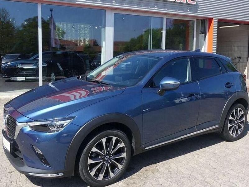 Blau Gebraucht 2018 Mazda CX-3 Sports-Line SUV | 16.900 € (Fairer Preis) - Bild 1/4