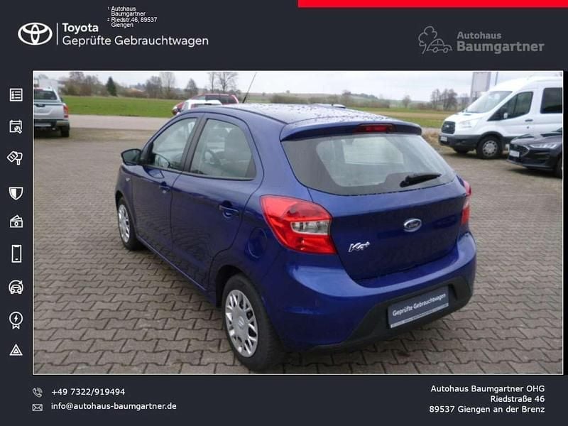 Gebraucht Ford Ka Plus Cool & Sound Edition 86 PS (63 kW) 2017 Blau metallic Kleinwagen