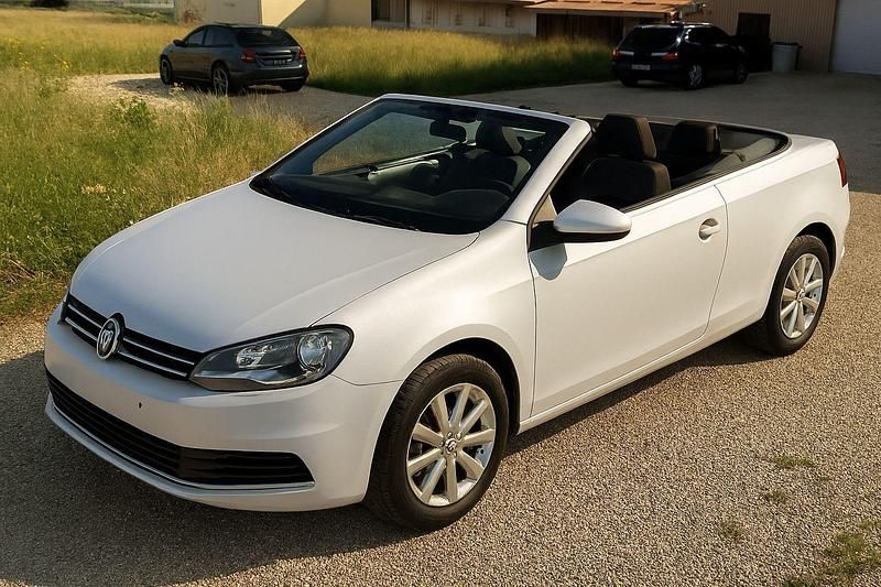 Weiß Gebraucht 2014 VW Golf Cabriolet Cabrio | 6.800 € (Superpreis) - Bild 1/4