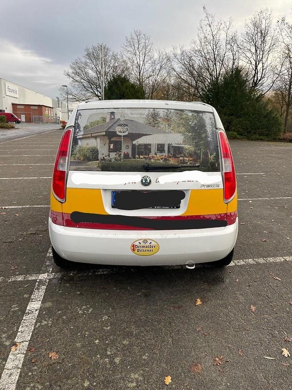 Gebraucht Skoda Roomster 70 PS (51 kW) 2008 Weiß Van / Kleinbus