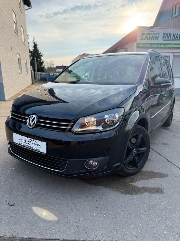 Schwarz Gebraucht 2012 VW Touran Highline Van / Kleinbus | 4.990 € (Superpreis) - Bild 1/4