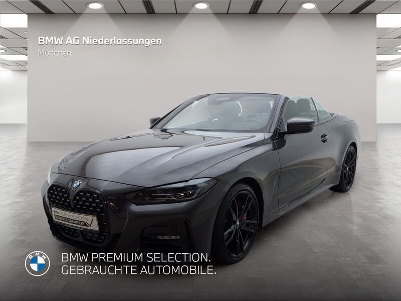 Grau Gebraucht 2021 BMW 430 Cabriolet Shadowline Cabrio | 45.906 € (Fairer Preis) - Bild 1/4