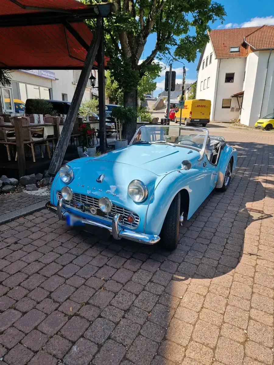 Gebraucht Triumph TR3 101 PS (74 kW) 1960 Blau Cabrio