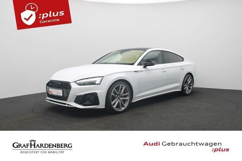 Gletscherweiß metallic Gebraucht 2024 Audi A5 Sportback Business Limousine | 51.980 € - Bild 1/4