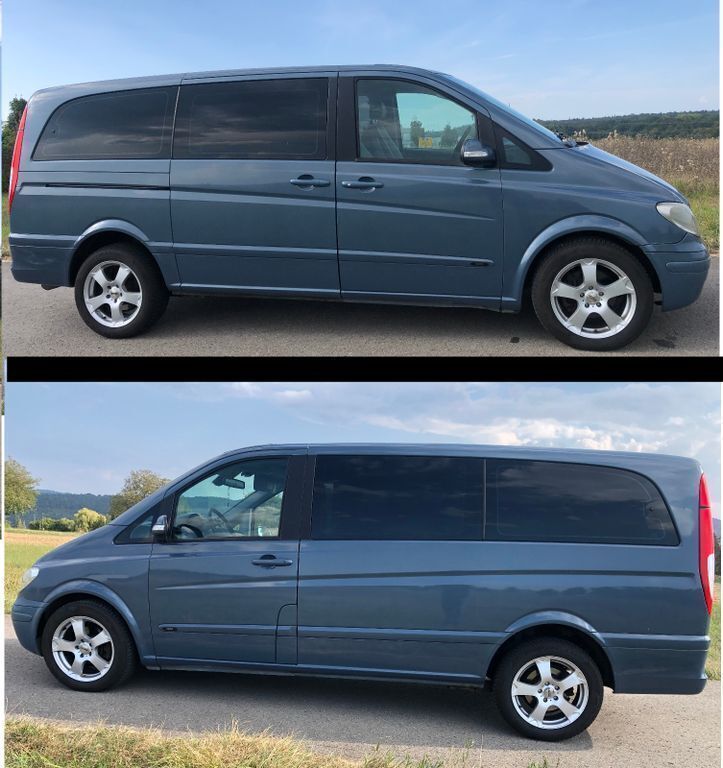 Blau Gebraucht 2007 Mercedes Viano Van / Kleinbus | 11.850 € (Guter Preis) - Bild 1/4