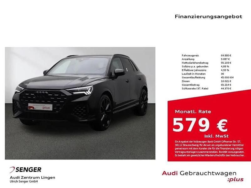 Schwarz Gebraucht 2024 Audi RS Q3 SUV | 64.880 € (Teuer) - Bild 1/1
