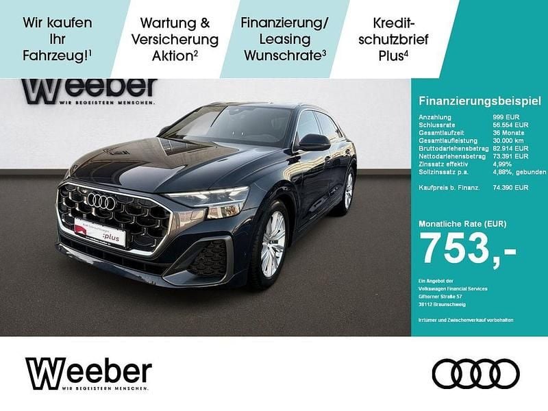 Gebraucht Audi Q8 S-Line 286 PS (210 kW) 2025 Waitomoblau (metallic) SUV