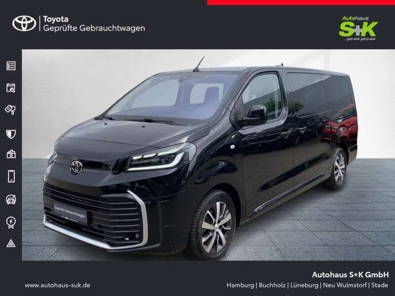 Graphitschwarz Gebraucht 2024 Toyota Proace Verso Team Kombi | 44.480 € (Etwas zu teuer) - Bild 1/4