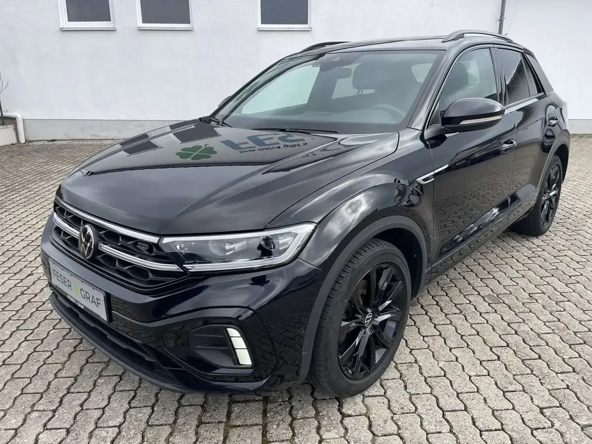 Gebraucht VW T-Roc R-line 150 PS (110 kW) 2022 Deep black perleffekt SUV