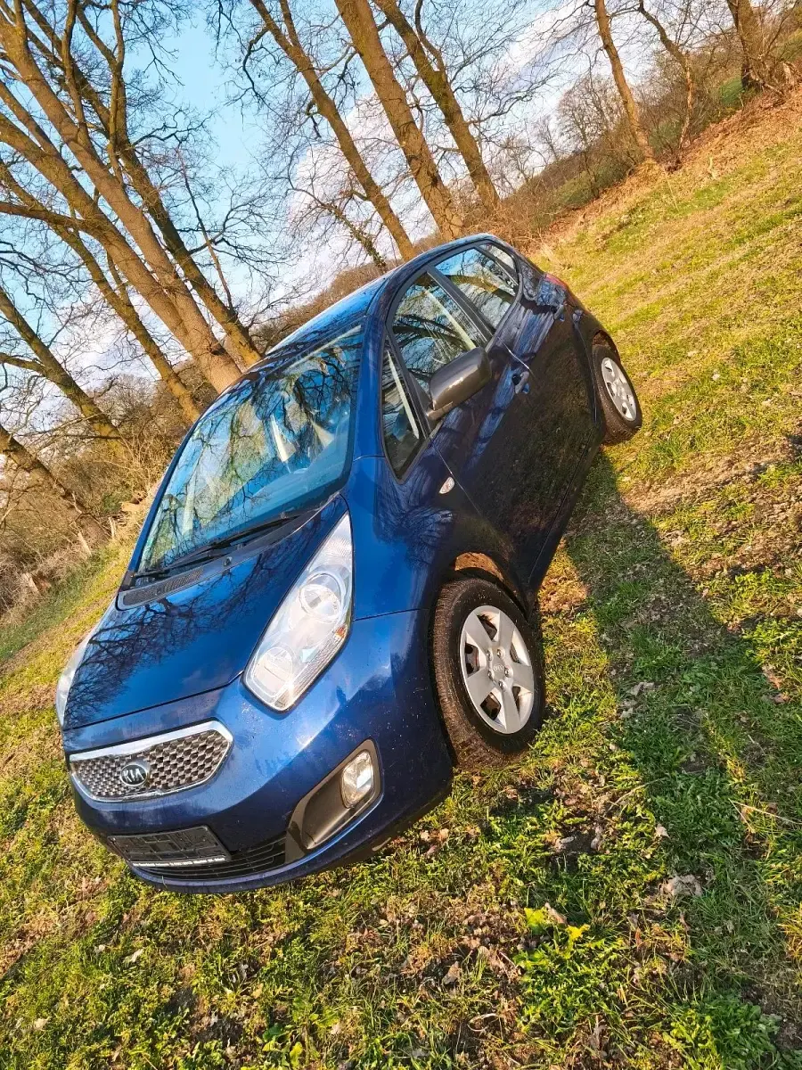 Gebraucht Kia Venga 90 PS (66 kW) 2010 Blau Kleinwagen