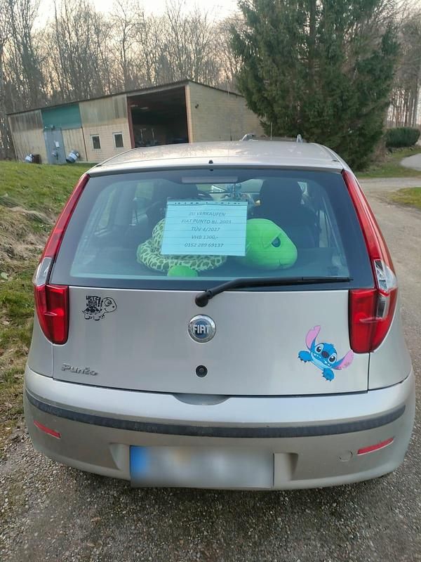 Gebraucht Fiat Punto 69 PS (50 kW) 2003 Silber Kleinwagen