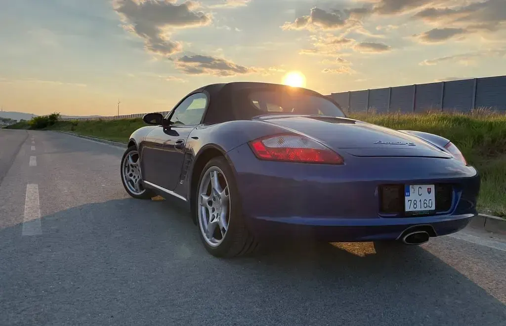 Gebraucht Porsche Boxster 239 PS (175 kW) 2006 Blau Cabrio