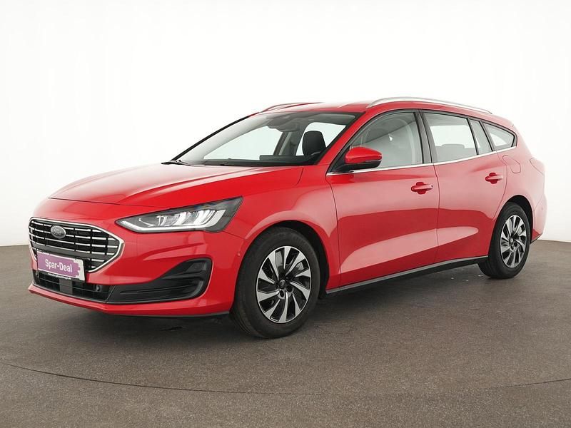 Rot Gebraucht 2023 Ford Focus Titanium Kombi | 17.225 € (Superpreis) - Bild 1/4