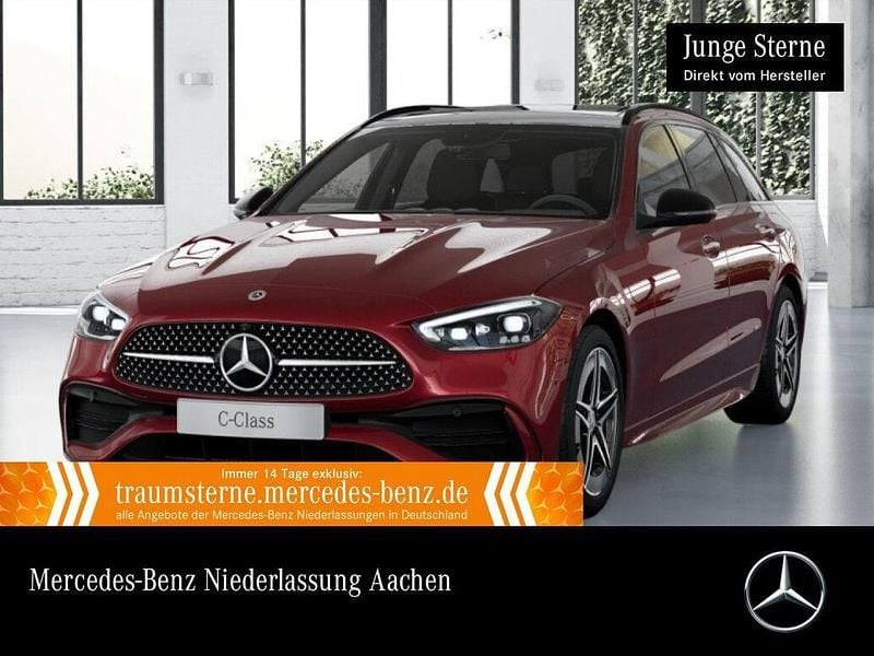 Rot Gebraucht 2025 Mercedes C300e AMG Line Premium Plus Limousine | 46.890 € (Superpreis) - Bild 1/3