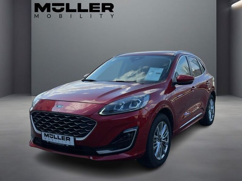Rot Gebraucht 2021 Ford Kuga Vignale SUV | 24.670 € (Guter Preis) - Bild 1/4