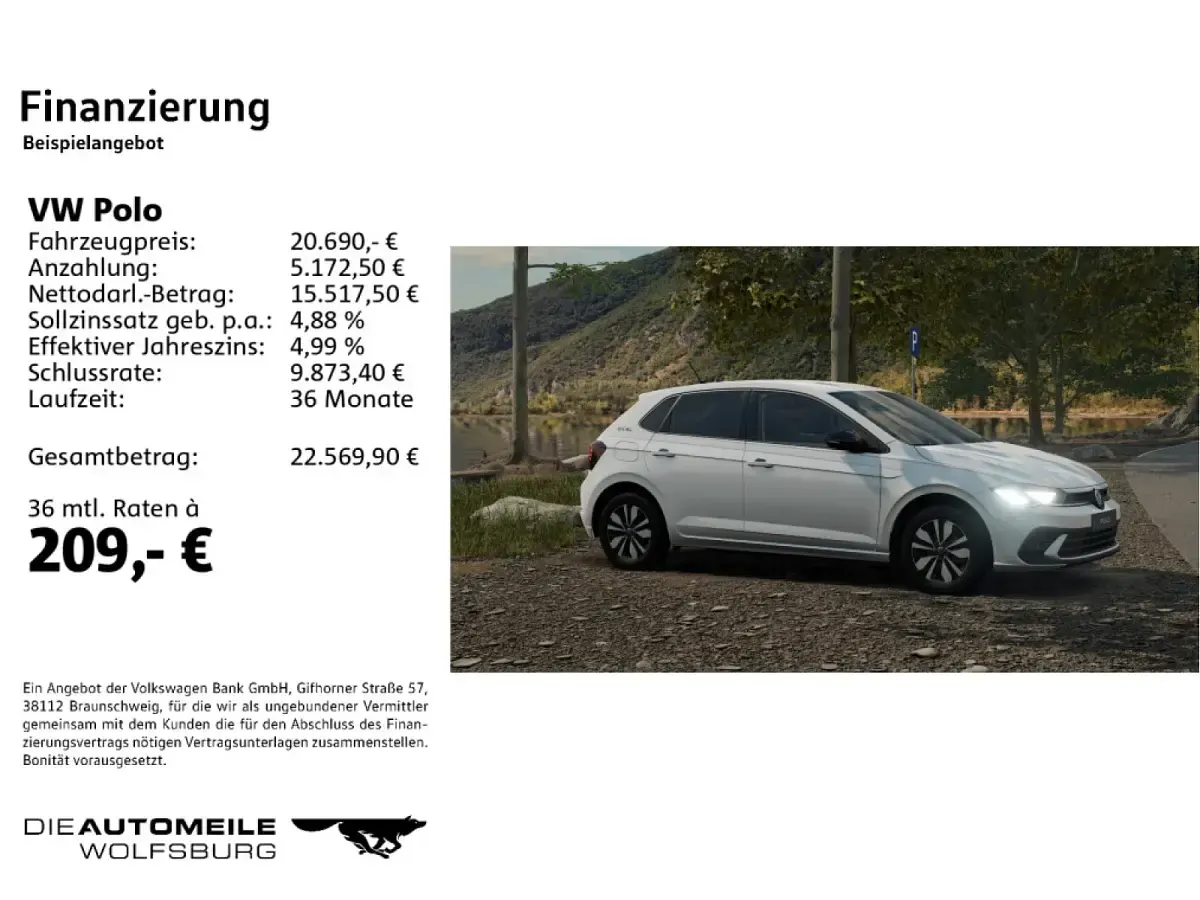 Gebraucht VW Polo Goal 95 PS (69 kW) 2025 Kleinwagen