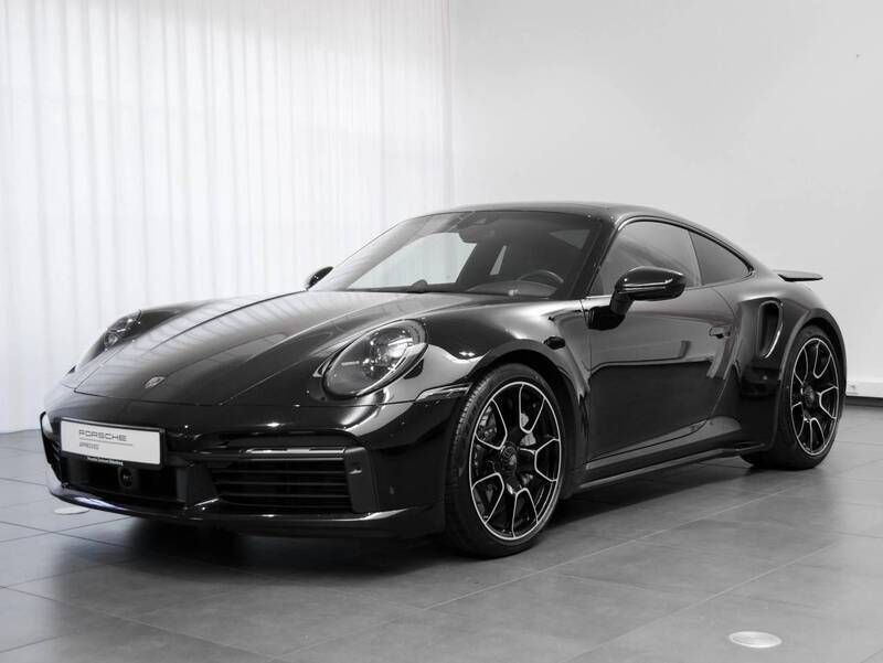 Tiefschwarzmetallic Gebraucht 2021 Porsche 911 Turbo S | 207.890 € (Superpreis) - Bild 1/4