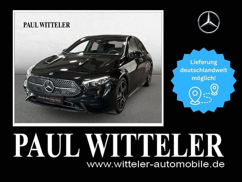 Gebraucht Mercedes A180 AMG line 136 PS (100 kW) 2024 Lack kosmosschwarz Limousine