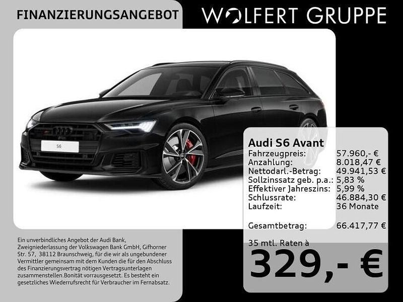 Mythosschwarz metallic Gebraucht 2023 Audi S6 Ambiente Kombi | 57.960 € (Fairer Preis) - Bild 1/4