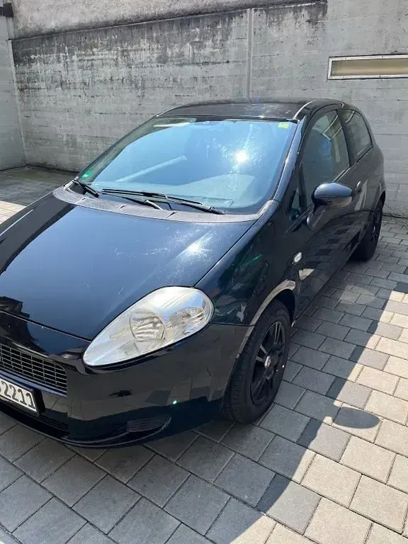 Gebraucht Fiat Punto Dynamic 77 PS (56 kW) 2007 Schwarz Kleinwagen