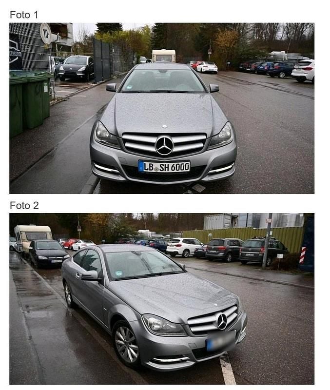 Gebraucht Mercedes C180 156 PS (114 kW) 2011 Silber Coupé