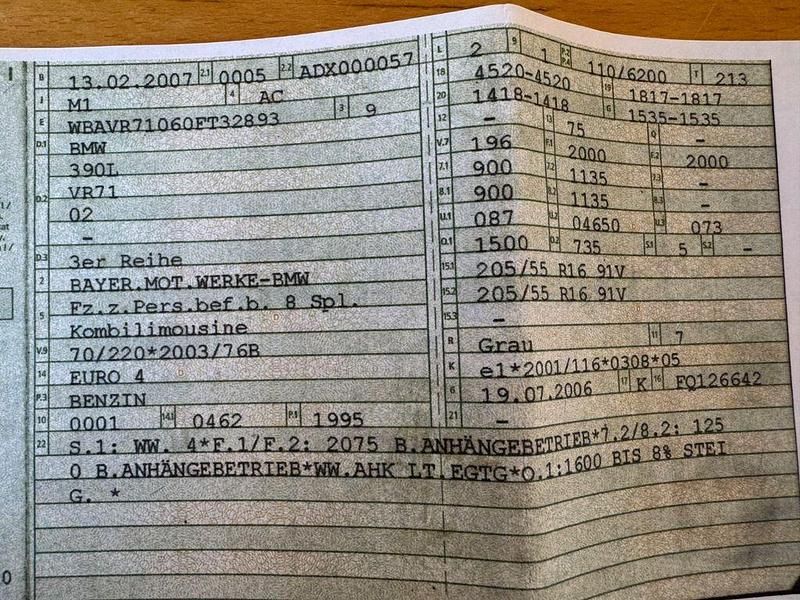 Gebraucht BMW 320 Advantage 150 PS (110 kW) 2007 Grau Kombi