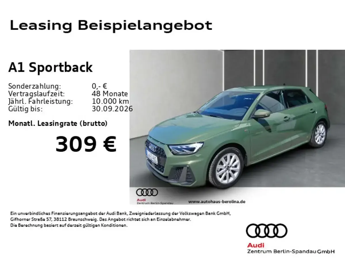 Gebraucht Audi A1 S-Line 150 PS (110 kW) 2026 Cortinaweiß SUV