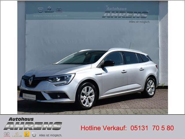 Platingrau metallic (metallic) Gebraucht 2020 Renault Mégane GrandTour LIMITED Kombi | 12.990 € (Fairer Preis) - Bild 1/4