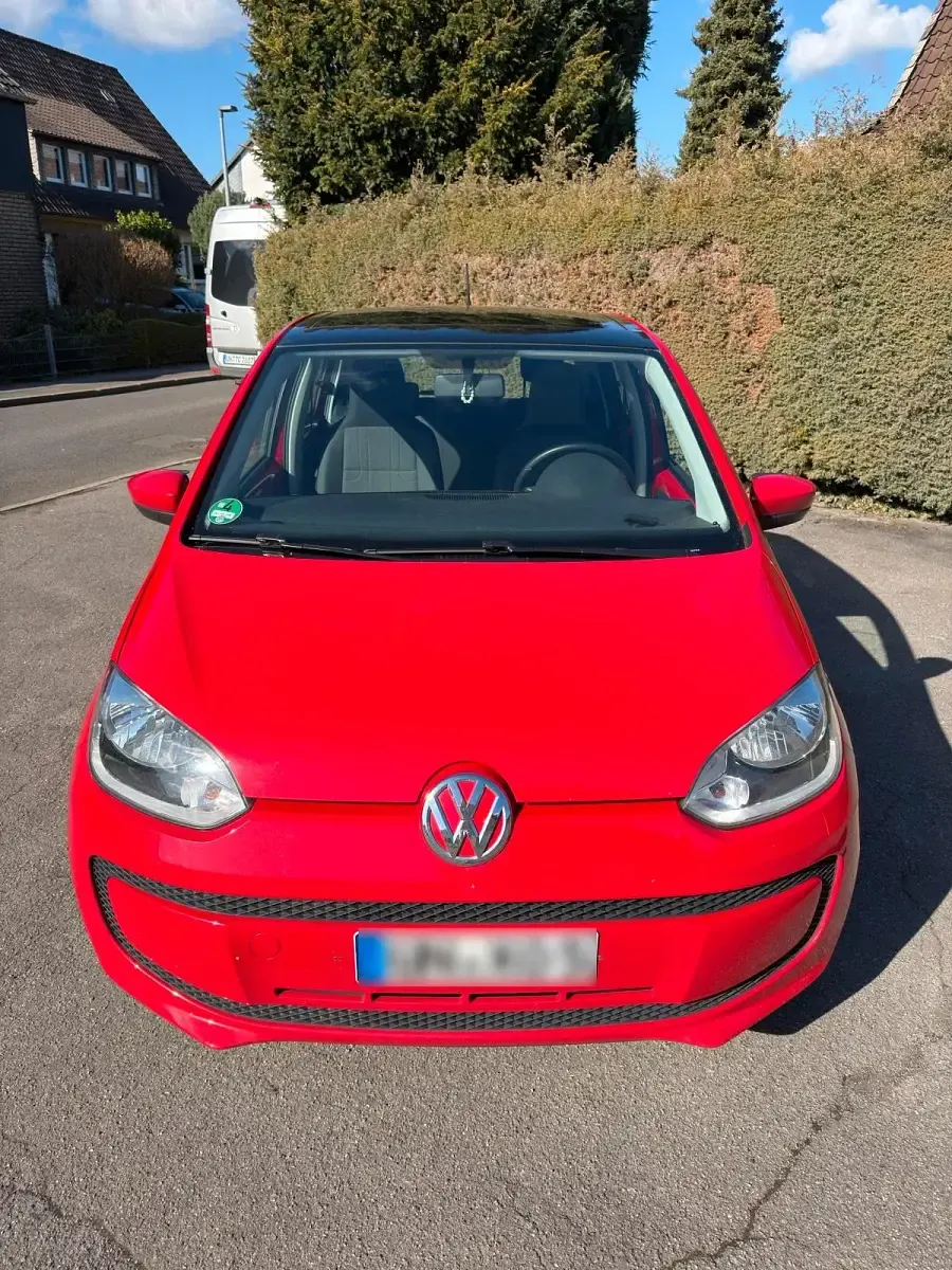 Gebraucht VW up! 60 PS (44 kW) 2015 Rot Kleinwagen